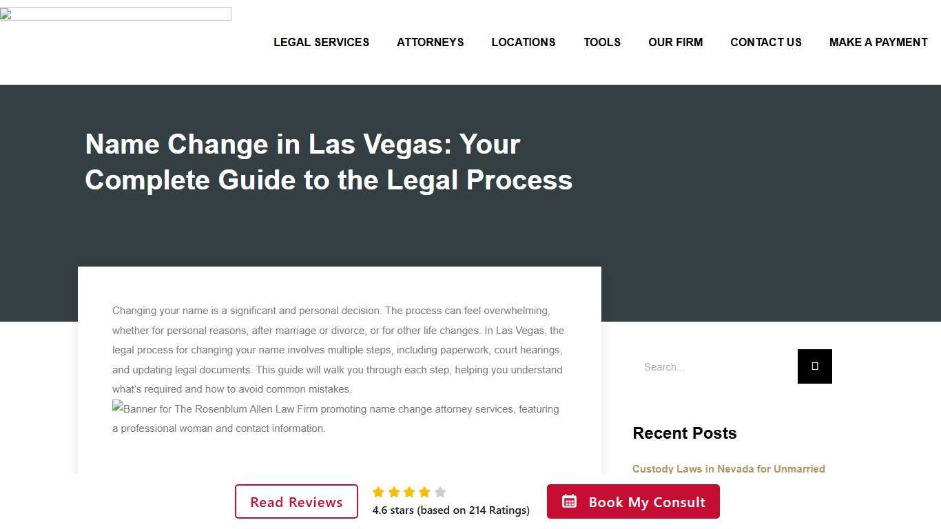 Child Name Change Nevada - The Rosenblum Allen Law Firm